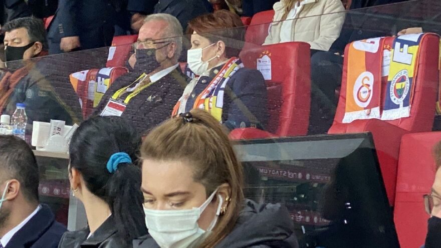 Meral Akşener tarihi maçı yerinde izledi