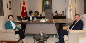Davutoğlu'ndan Akşener'e ziyaret