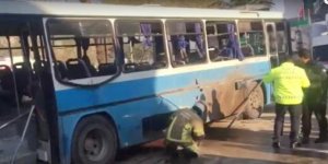 Bursa'da, infaz koruma memurlarını taşıyan otobüsün geçişi sırasında patlama: Şehit ve yaralılar var