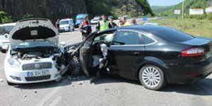 Ereğlide trafik kazası: 5 yaralı