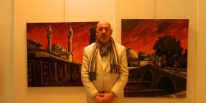 Ünlü şair-ressam Ethem Baymak İstanbulda