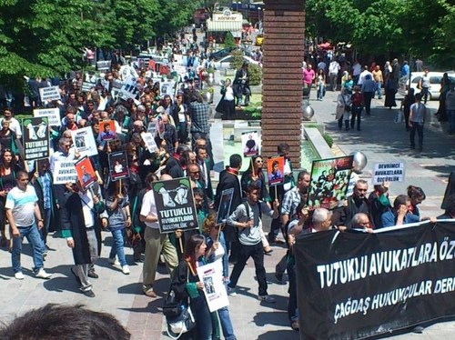 Çağdaş Hukukçular Derneği Ankara Eylemi 7