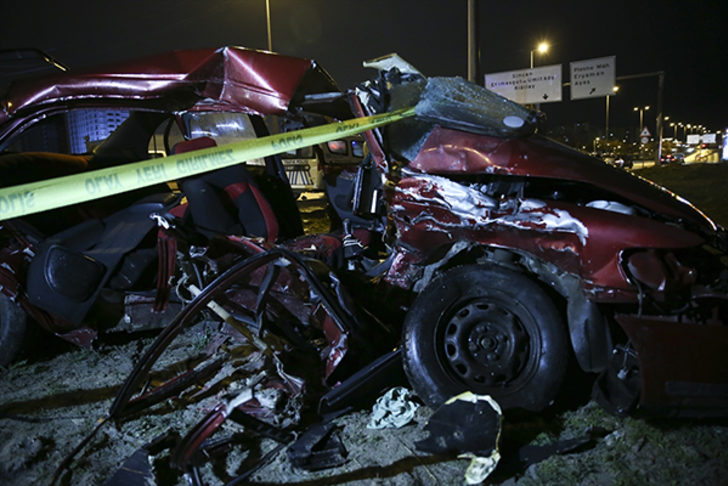 Ankara'da feci kaza: 2 ölü, 2 yaralı