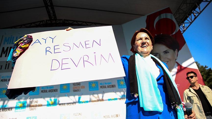 Meral Akşener Çankırı'da partisinin mitingine katıldı