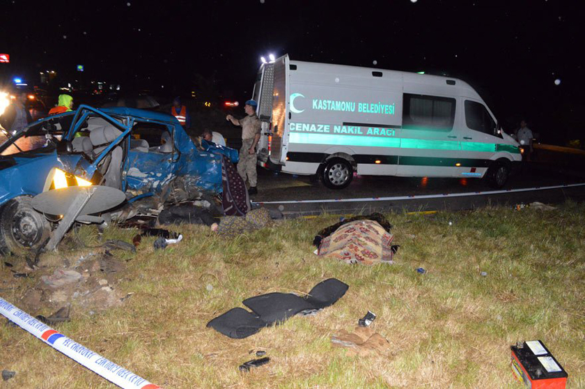 Kastamonu’da feci kaza: 6 ölü, 2 yaralı