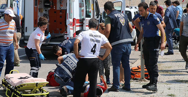 Çankırı'da feci kaza: 1 polis şehit, 1 polis yaralı
