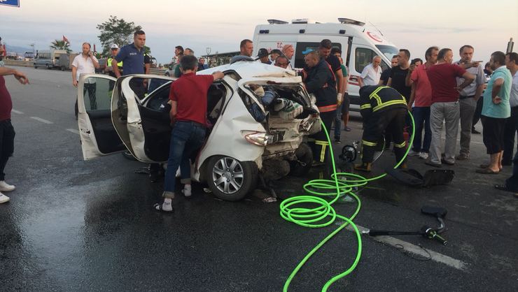 Giresun’da feci kaza: 2 ölü, 12 yaralı