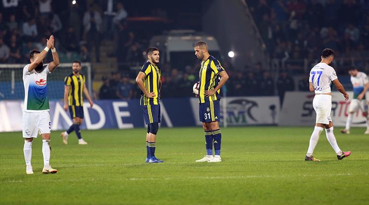 Çaykur Rizespor: 3 - Fenerbahçe: 0