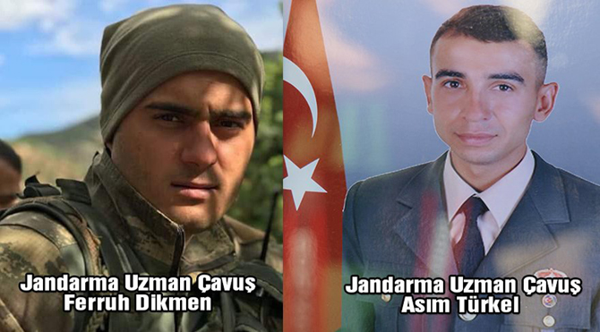 Tunceli'de iki askerimiz donarak şehit oldu!