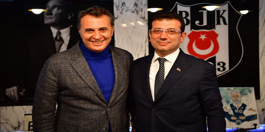 Ekrem İmamoğlu'ndan Fikret Orman'a ziyaret