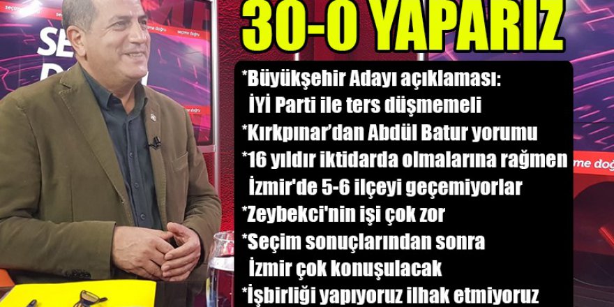 İYİ Parti İl Başkanından çarpıcı değerlendirmeler