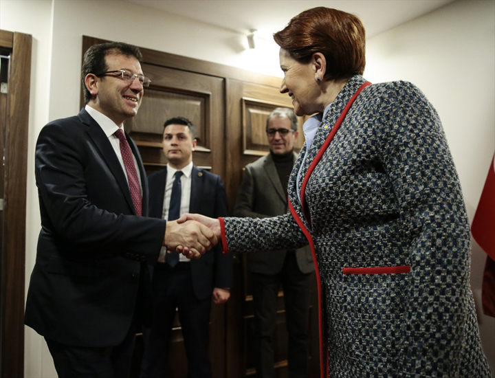 Ekrem İmamoğlu’dan, Meral Akşener’e ziyaret