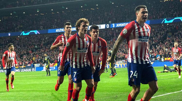 Atletico Madrid: 2 - Juventus: 0