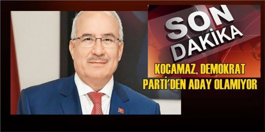 Burhanettin Kocamaz aday olamıyor