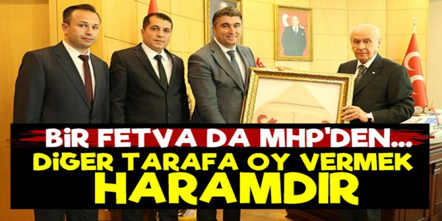 MHP'li Başkan Hüseyin Tosun: “Diğer tarafa oy vermek haramdır"