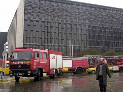 Atatürk Kültür Merkezinde Yangın