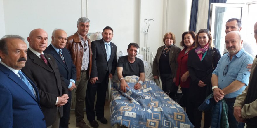 YAD Ankara şubesi Yavuz Selim Demirağ'a geçmiş olsun ve destek ziyaretinde bulundu