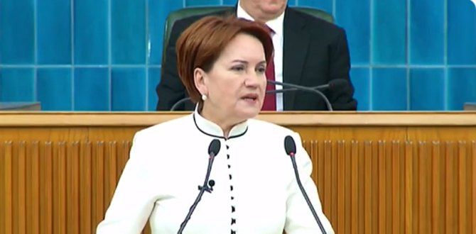 İYİ Parti Genel Başkanı Meral Akşener grup toplantısında