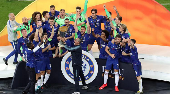 UEFA Avrupa Ligi'nde şampiyon Chelsea