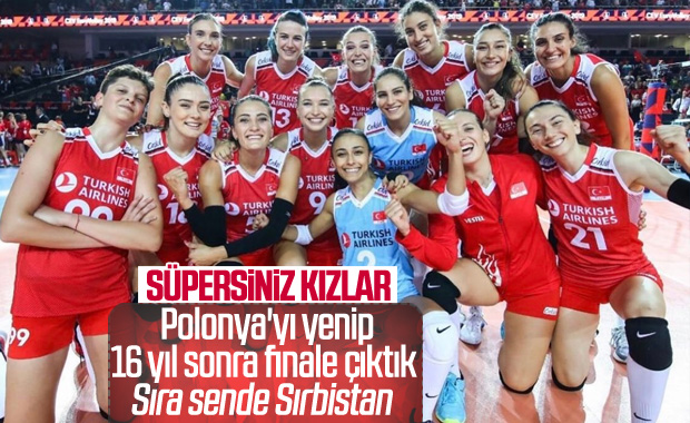 Filenin Sultanları Polonya'yı 3-1'le geçerek finale yükseldi