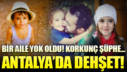 Antalya’da 4 kişilik aile ölü bulundu!