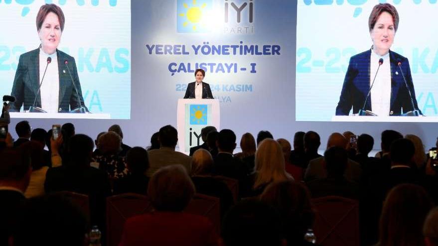 Akşener, Antalya’da konuştu: Ev temizlemekten yoruldum