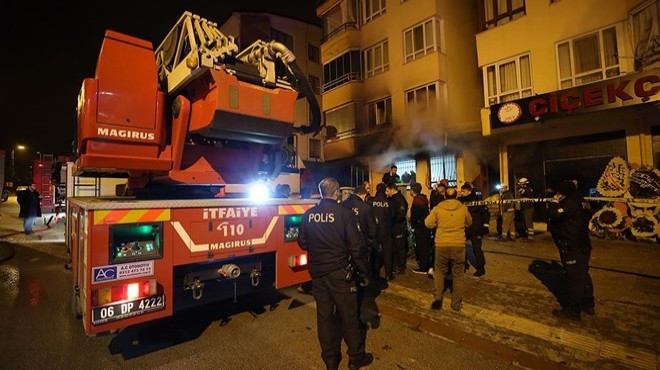 Ankara'da yangın faciası! 4 Ölü