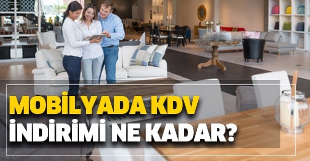 Mobilya'da KDV yüzde 8'e indirildi