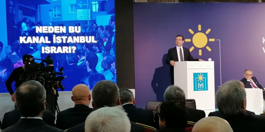 Ekrem İmamoğlu: Kanal İstanbul, bir "BUKALEMUN" projedir!