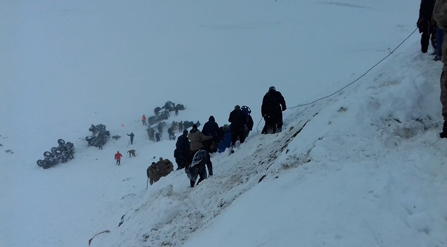 Çığ bölgesinde ikinci facia! 33 can kaybı