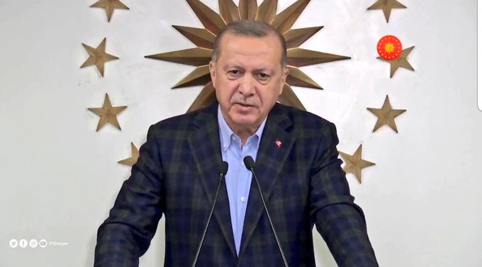 Erdoğan: 20 yaş altı bu geceden itibaren sokağa çıkamayacaktır