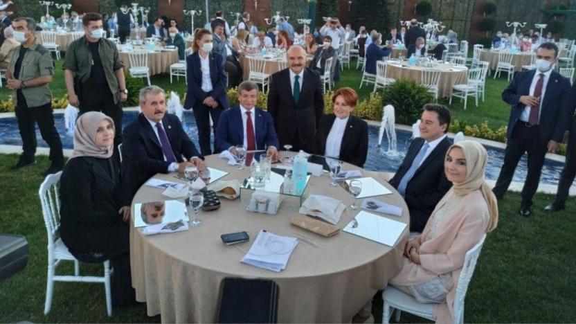 Akşener, Davutoğlu, Babacan ve Destici nerede buluştu