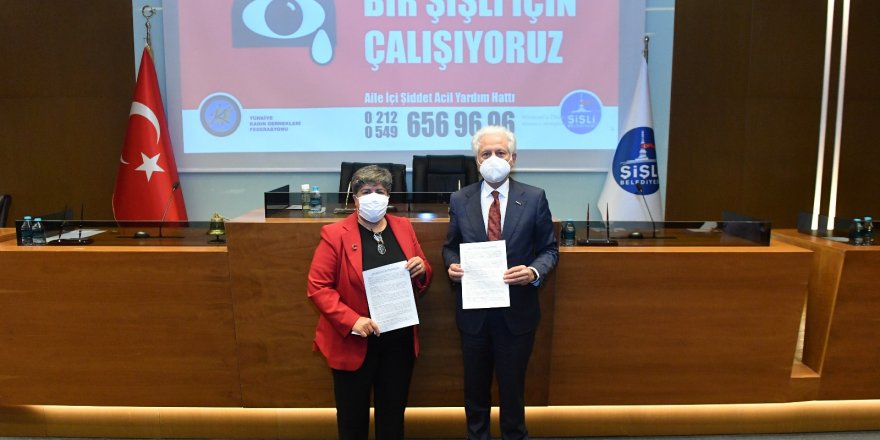 Şişli Belediyesi Türkiye Kadın Dernekleri Federasyonu ile protokol imzaladı