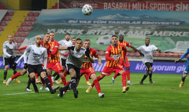 Hes Kablo Kayserispor: 0 - Beşiktaş: 2