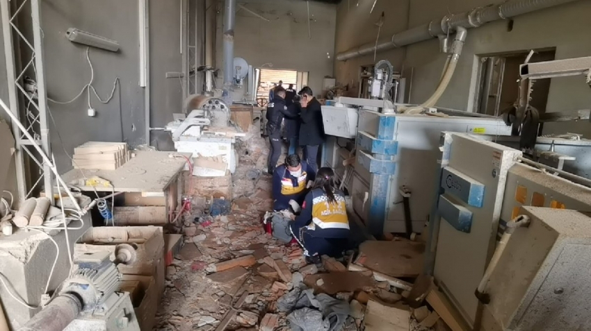 Bursa/İnegöl'de fabrikada patlama: Bir ölü, 6 yaralı