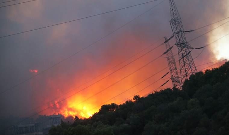 Milas'ta alevler Kemerköy Termik Santrale sıçradı!