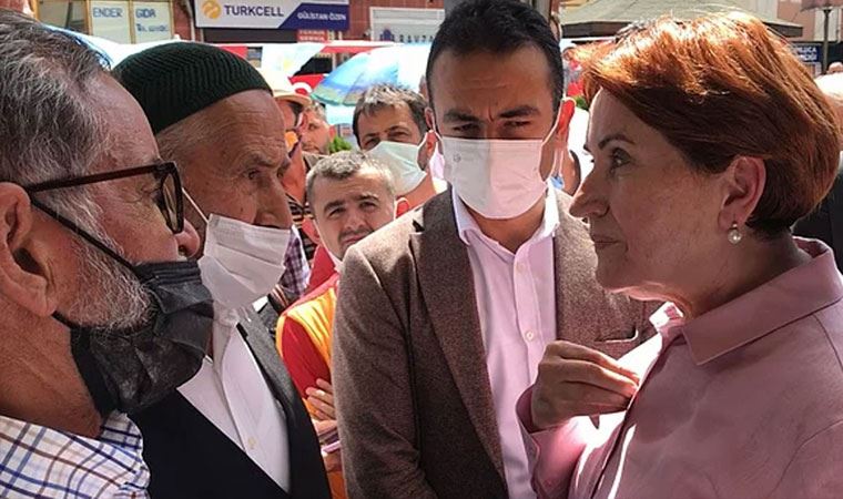 Akşener'den "Kılıçdaroğlu'nun koluna giriyorsun" diyen yurttaşa tepki: Hakkımı helal etmiyorum