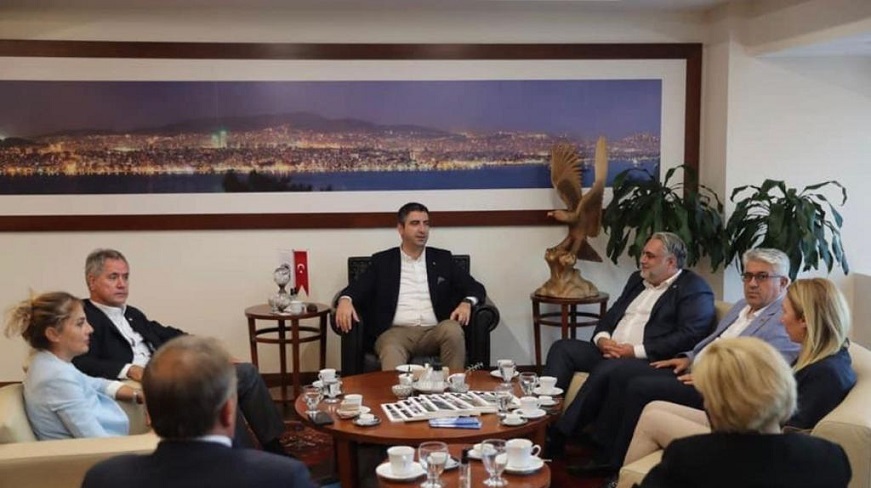 İYİ Partili Erhan Özkan'dan Kartal Belediye Başkanı Yüksel'e ziyaret