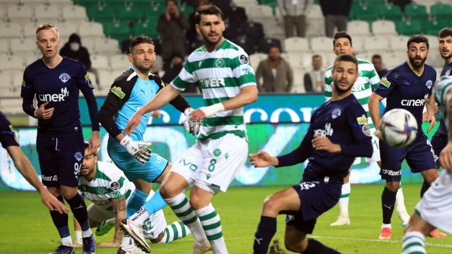 Konyaspor: 2 - Kasımpaşa: 2