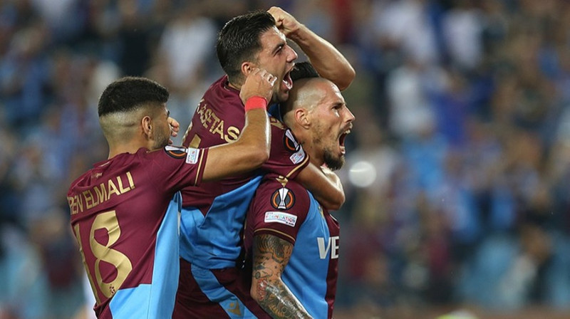 Trabzonspor, Kızılyıldız’ı yenerek Avrupa’da ilk galibiyetini aldı: 2-1