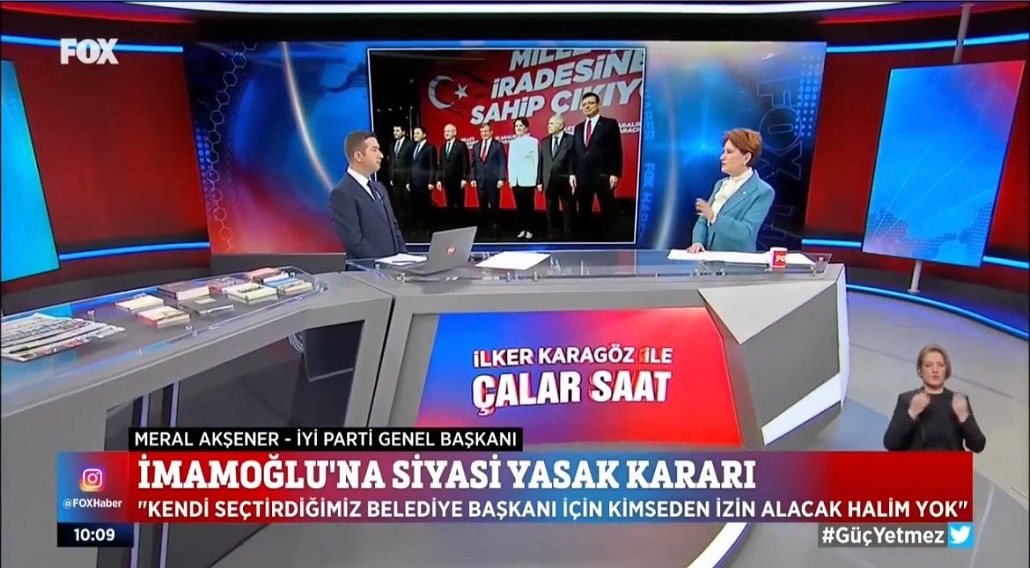 Akşener canlı yayında: Seçime giderken İstanbul’a çökme kararı