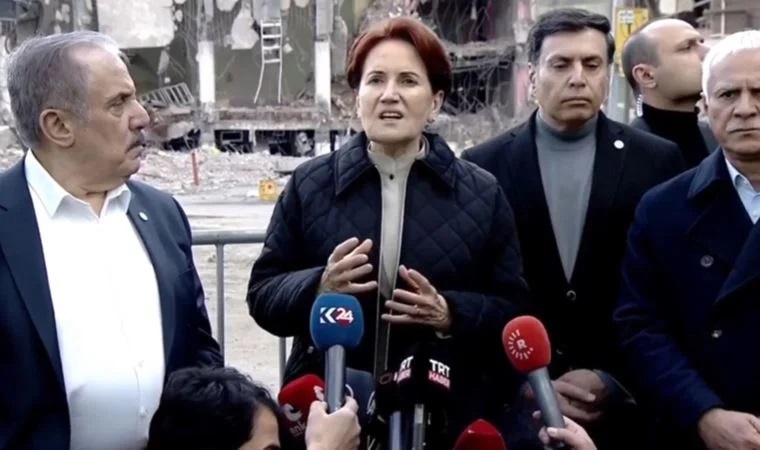 Meral Akşener, depremin vurduğu Diyarbakır'da: Bıktık atanmışların talimat vermesinden