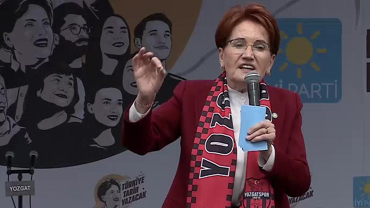 Meral Akşener Yozgat'ta: İlk turda kazanacağız