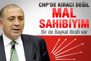 Gürsel Tekin: CHPnin mal sahibiyim