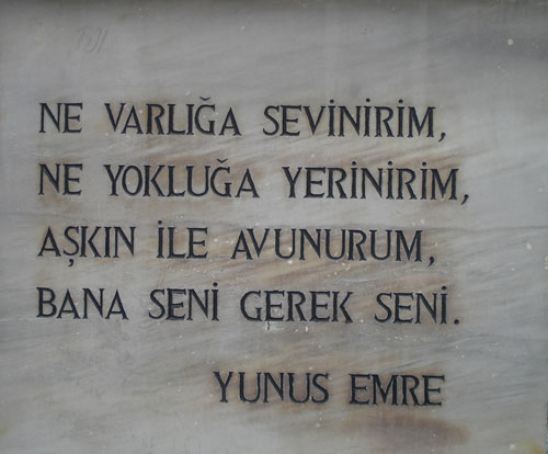 Yunus Emreye sansür