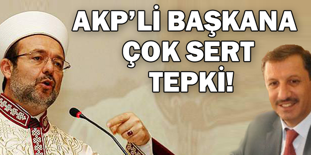 Diyanetten AKPli başkana sert tepki!