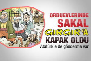 Orduevlerinde cübbe Gırgırın kapağında