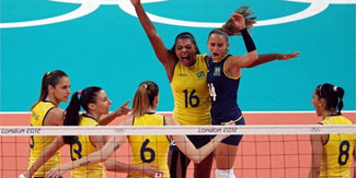 Voleybolda altın Brezilyanın