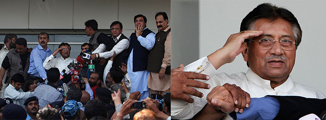 Pervez Müşerref Pakistana döndü