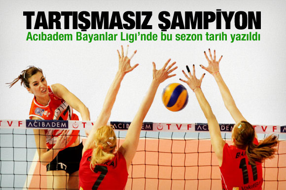 Voleybolda şampiyon belli oldu